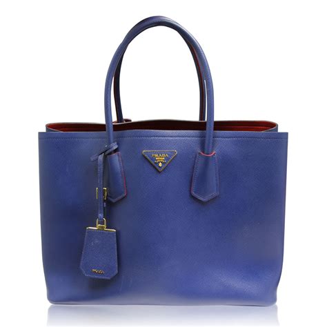 prada double bag blue and red|dark blue prada bag.